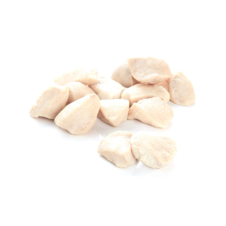 Steam cooked chicken breast chunks Europa Cuisson